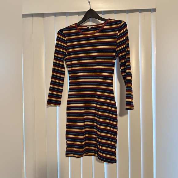 Charlotte Russe Striped Bodycon Dress - Picture 1 of 5